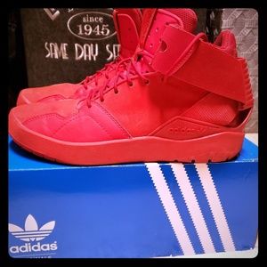 💋👟Addidas velbet❤red👟